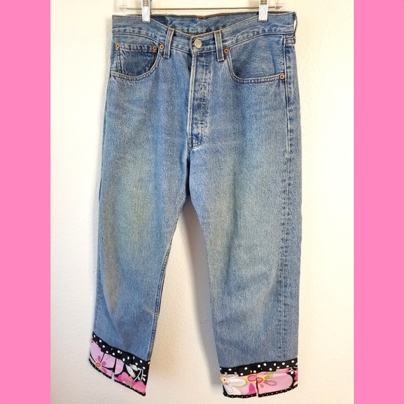 levi's jeans with bows
